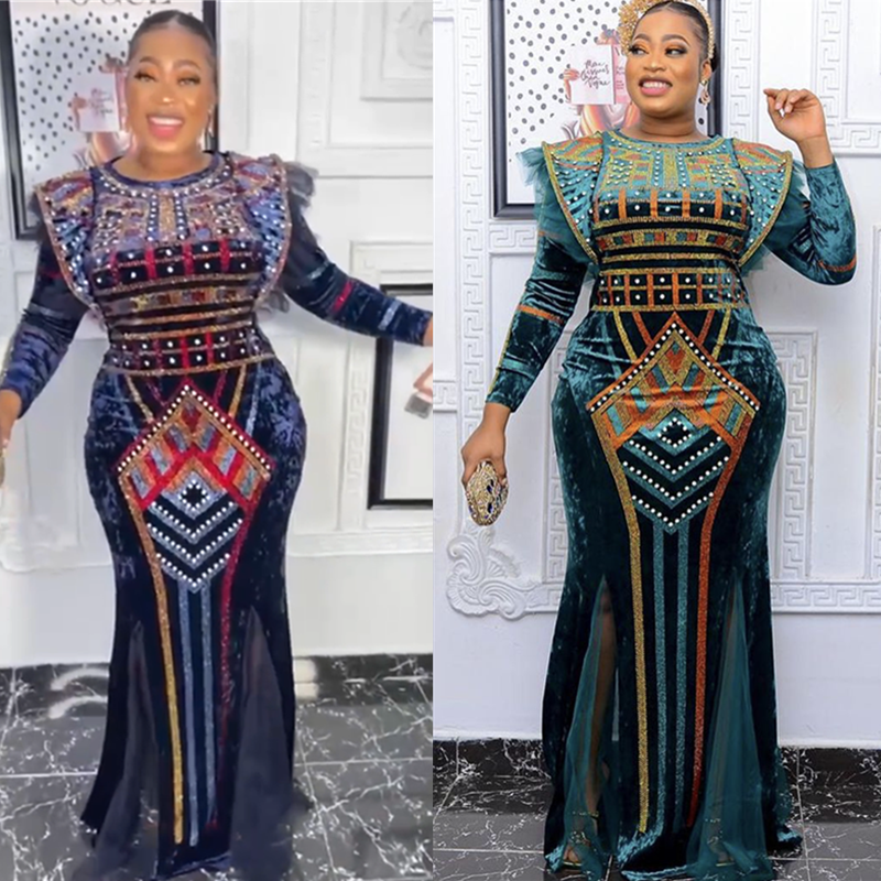 Ethnic Fashion House - Elegant Women Bazin Rich African Ethnic