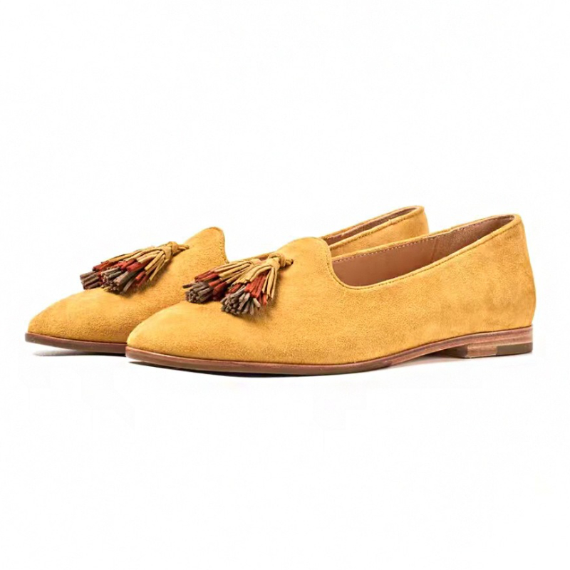 Ethnic Fashion Walk - Designer Comfort Flats Women Fashion Fringe