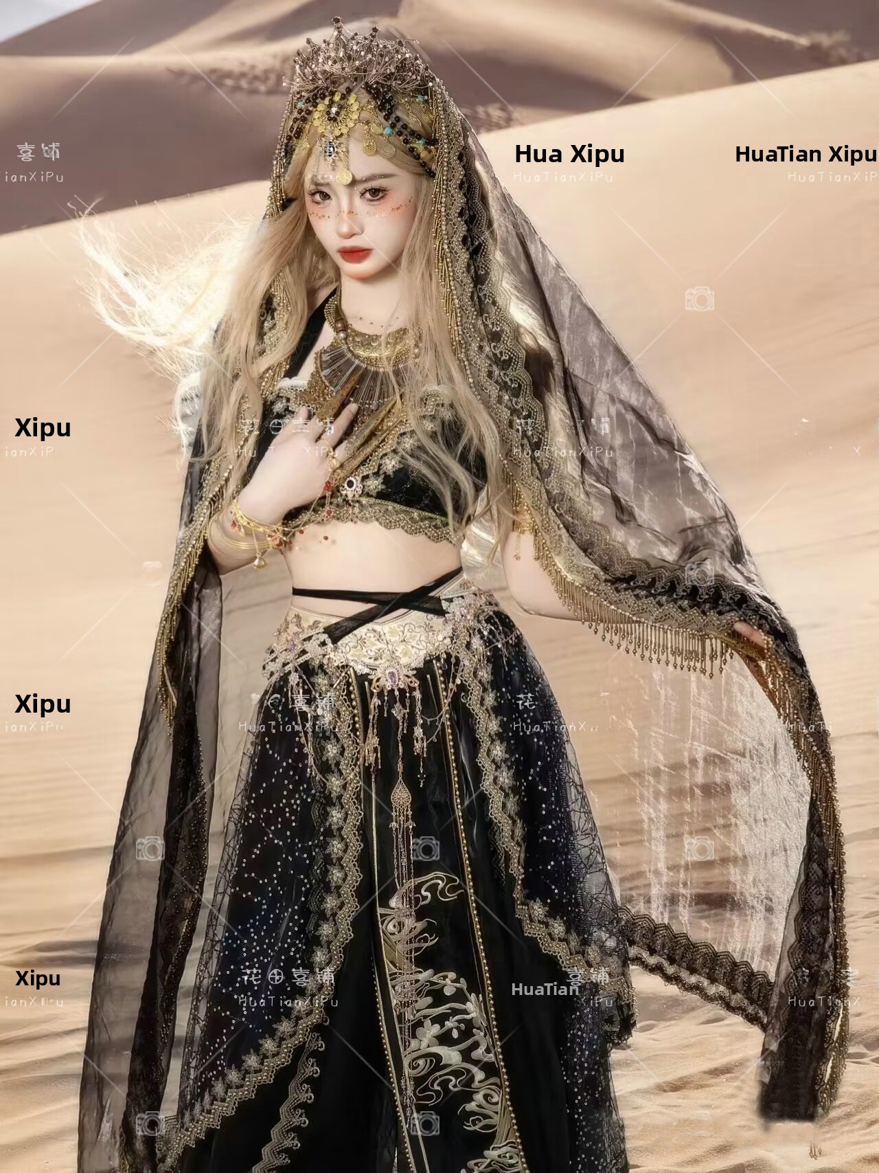 Ethnic Fashion Style - Exotic Style Dunhuang Flying Hanfu Women's