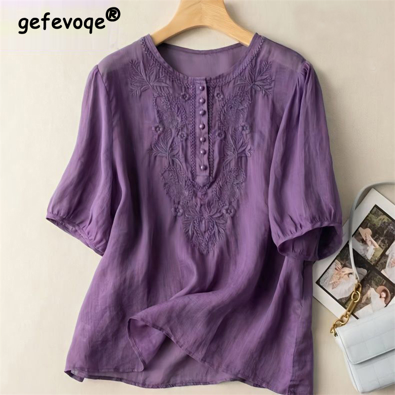 Ethnic Fashion Clothing - Women Clothing 2024Summer Vintage Ethnic Style