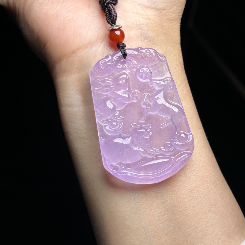 Ethnic Fashion Brands - High Ice Pink Purple Small Pendant,