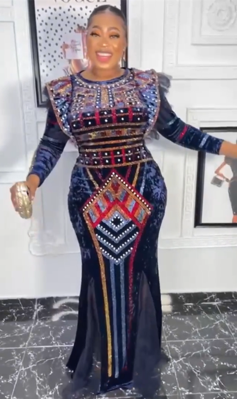 Elegant Women Bazin Rich Afric - Ethnic Fashion House บทวิจารณ์และราคา