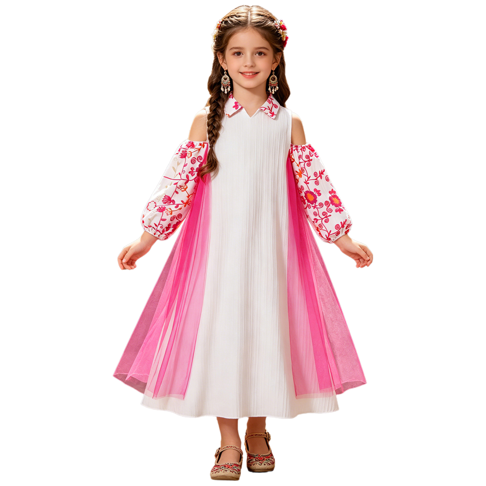 Girl Long Sleeve Mesh Patchwor - Ethnic Clothing & Online Fashion Store Khaadi Pk บทวิจารณ์และราคา