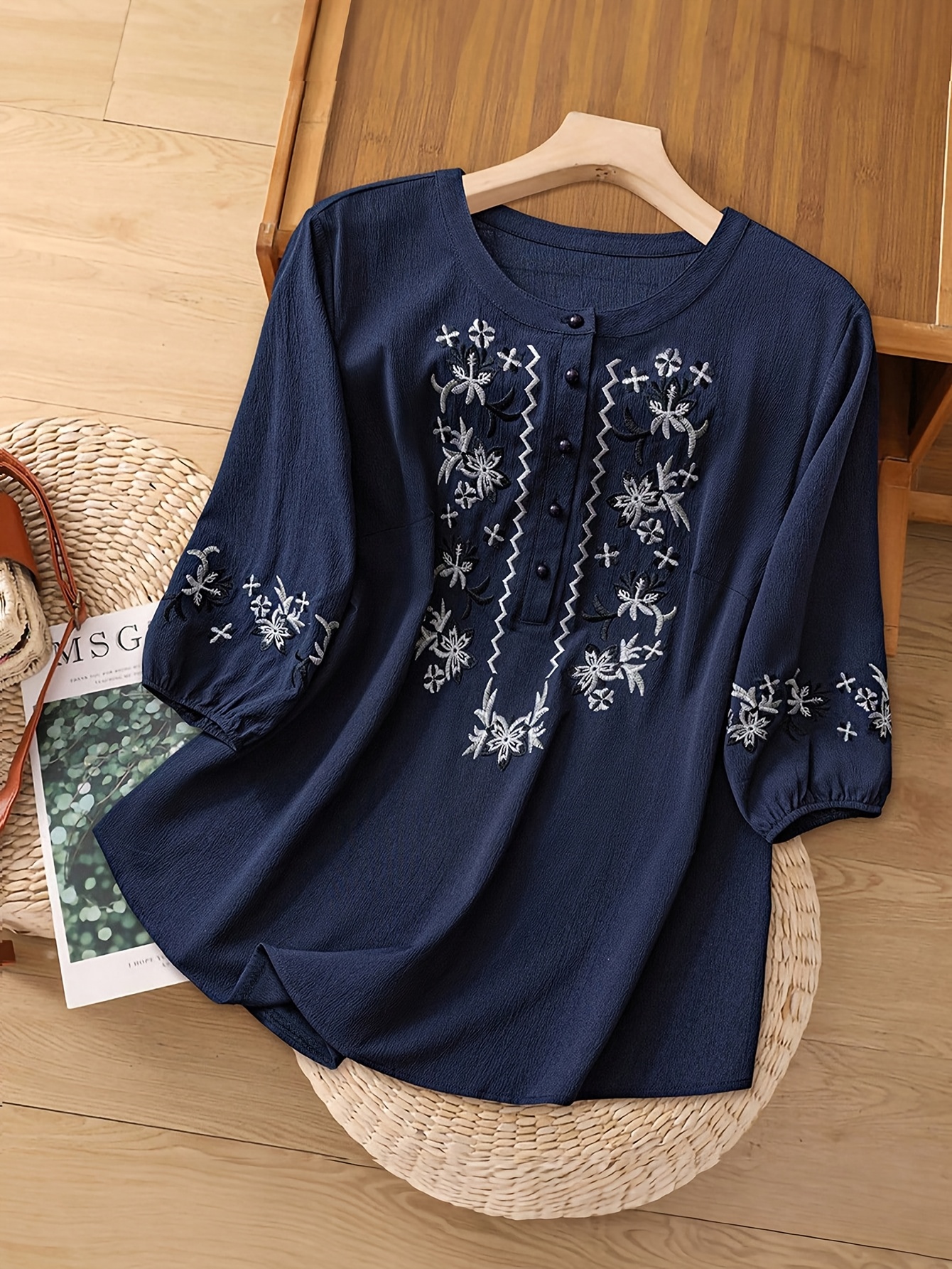 Plus size women's ethnic style - Ethnic Fashion Clothing บทวิจารณ์และราคา