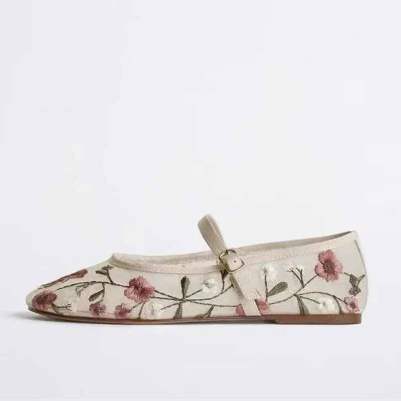 Mesh Embroidered Leisure Balle - Ethnic Fashion Brands บทวิจารณ์และราคา