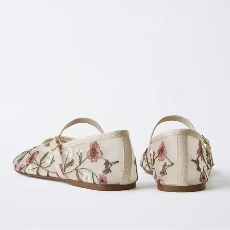 Mesh Embroidered Leisure Balle - Ethnic Fashion Brands บทวิจารณ์และราคา