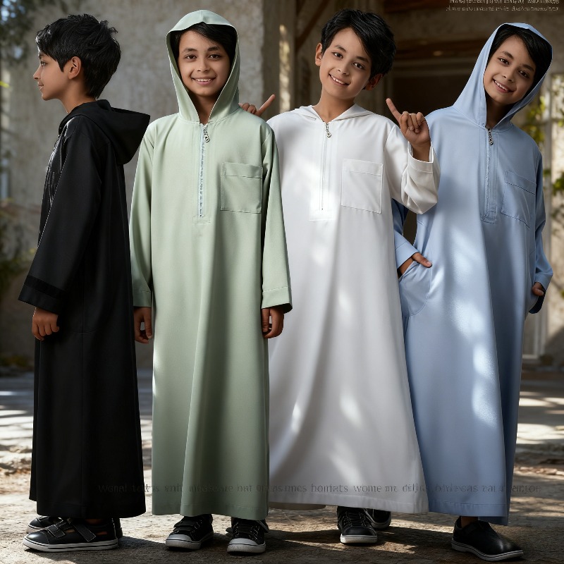 Ramadan Boys Muslim Fashion Mi - Ethnic Fashion Clothing บทวิจารณ์และราคา