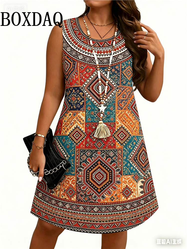 Ethnic Style Flowers 3D Print  - Ethnic Fashion Clothing บทวิจารณ์และราคา