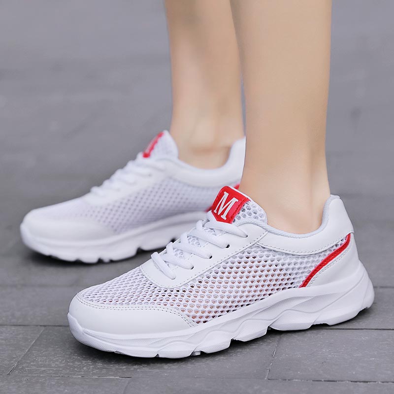 Summer Breathable Sneakers Wom - Ethnic Styling Tips บทวิจารณ์และราคา