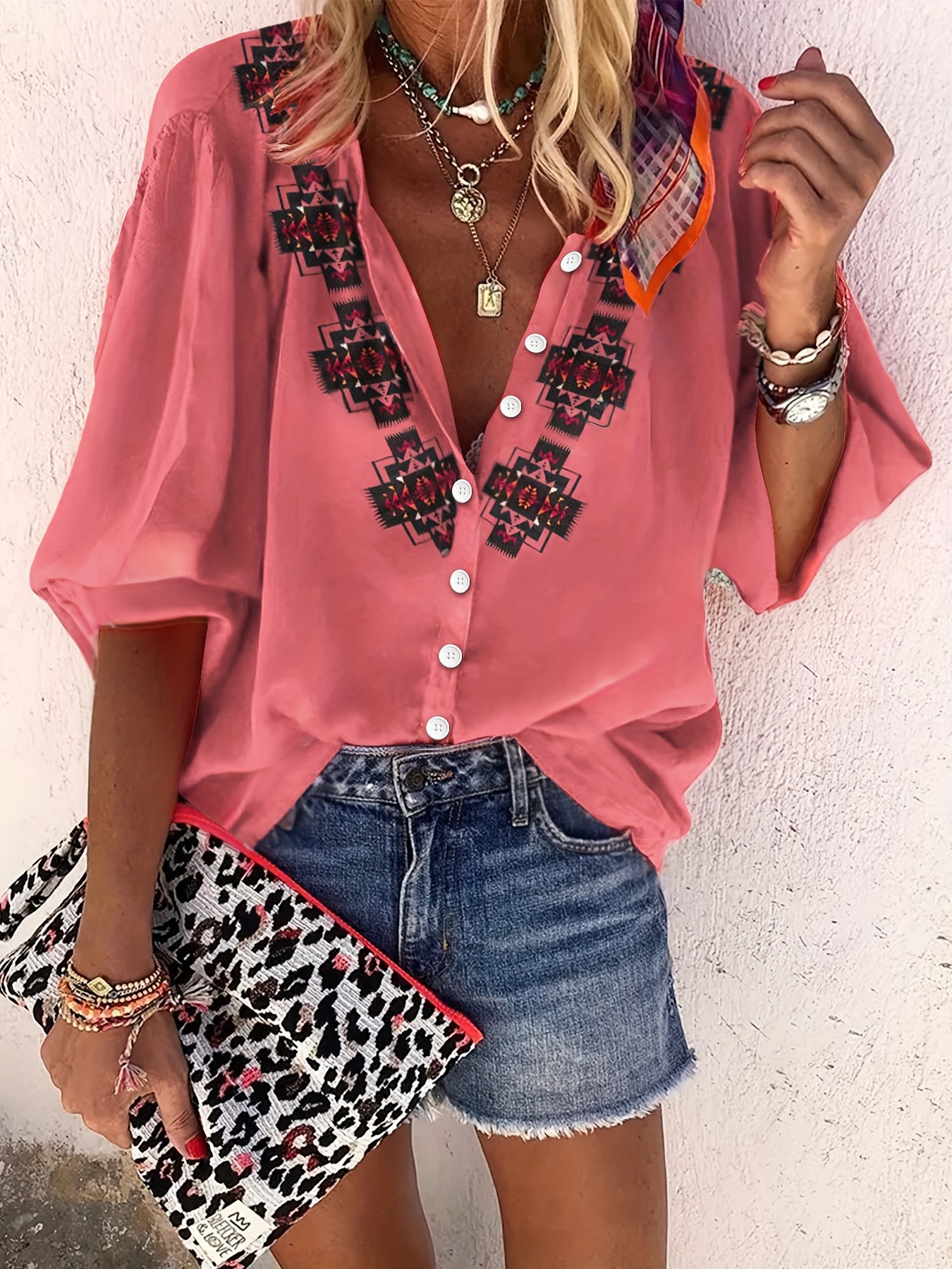 Western leisure vacation ethni - Ethnic Fashion Clothing บทวิจารณ์และราคา