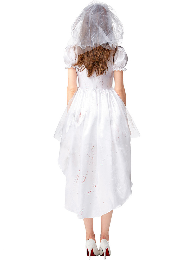 Halloween White Ghost Bride Co - Ethnic Fashion House บทวิจารณ์และราคา