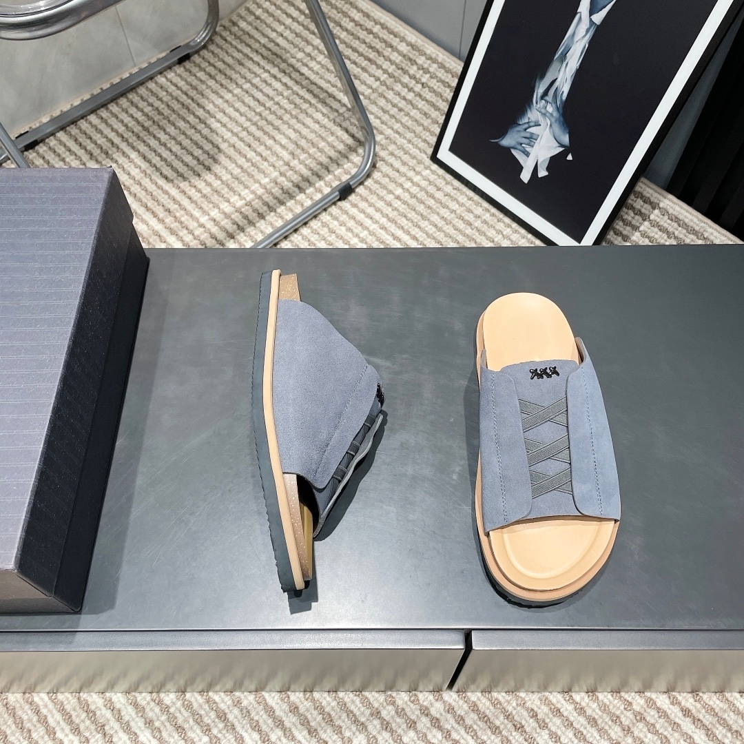 Luxury Brand Leather Slippers  - Ethnic Fashion House บทวิจารณ์และราคา