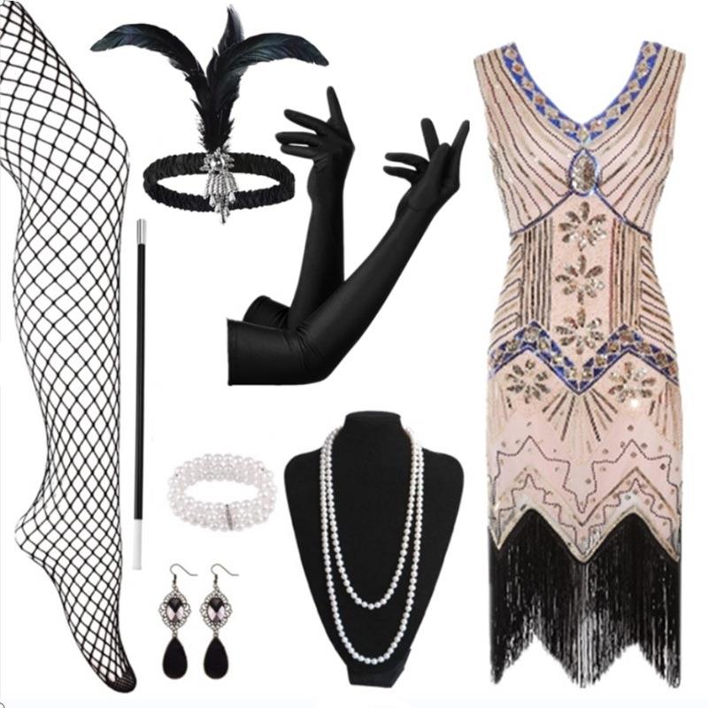 Beaded Tassel Sequin Dress Lat - Ethnic Fashion Brands บทวิจารณ์และราคา