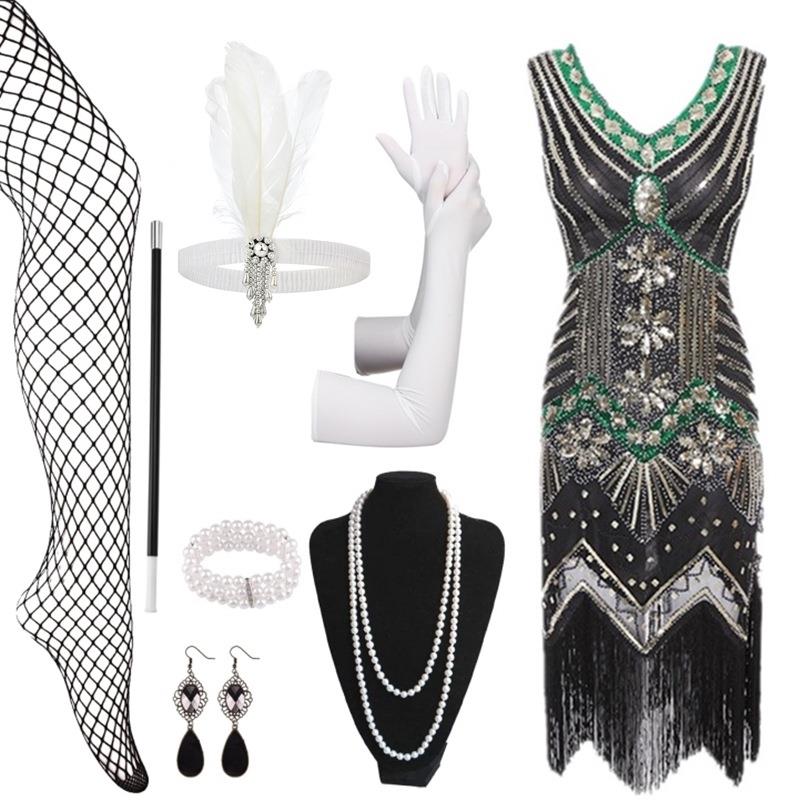 Beaded Tassel Sequin Dress Lat - Ethnic Fashion Brands บทวิจารณ์และราคา