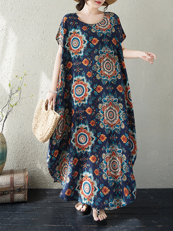 Loose Fit round Neck Cotton Li - Ethnic Fashion Walk บทวิจารณ์และราคา
