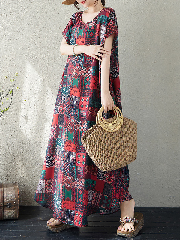 Loose Fit round Neck Cotton Li - Ethnic Fashion Walk บทวิจารณ์และราคา