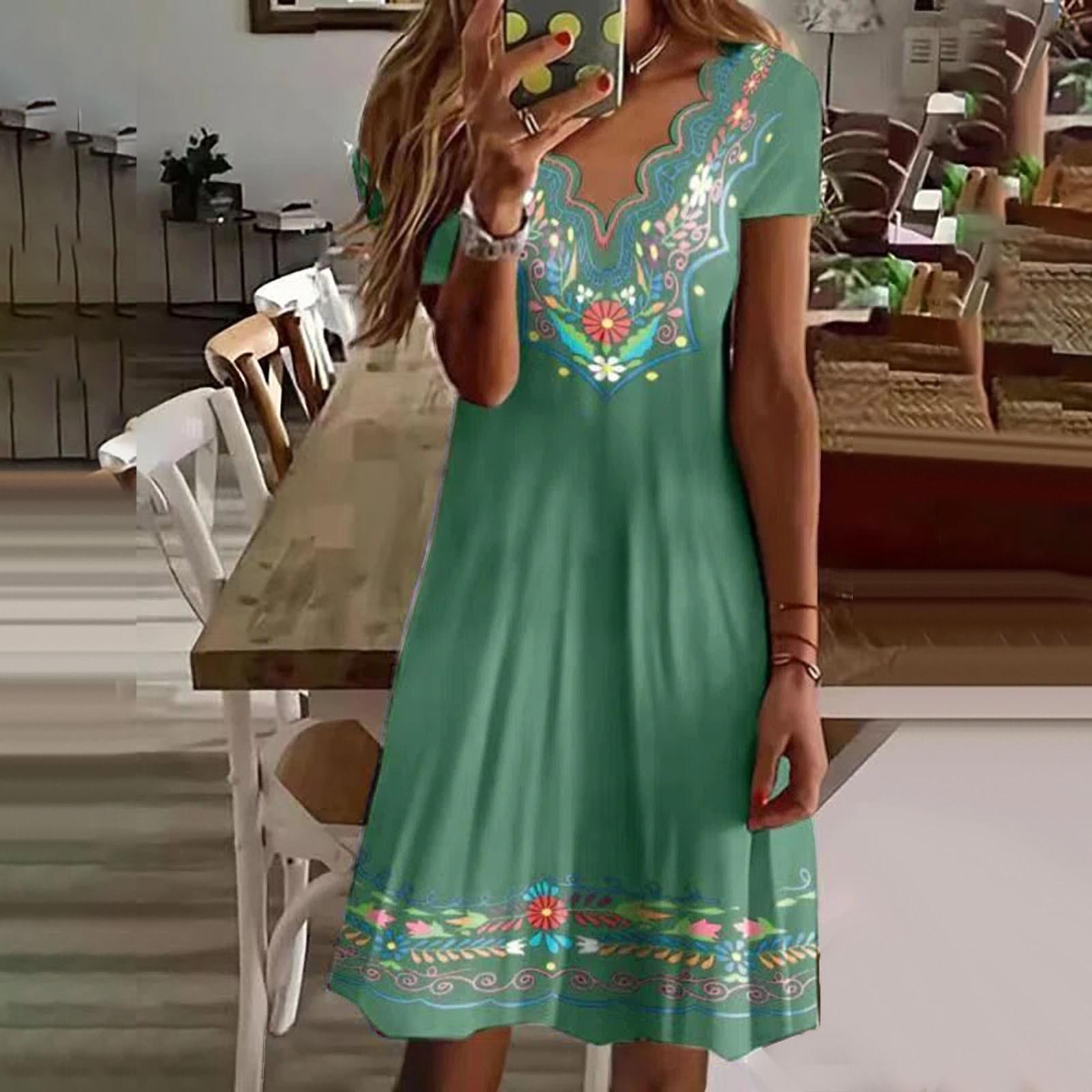 Ethnic Style Printed Collar Sh - Ethnic Fashion Walk บทวิจารณ์และราคา