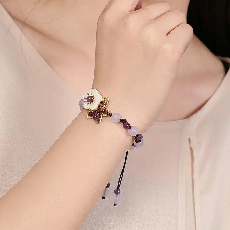 Chinese Crystal Mori Bracelet  - Ethnic Fashion Style บทวิจารณ์และราคา