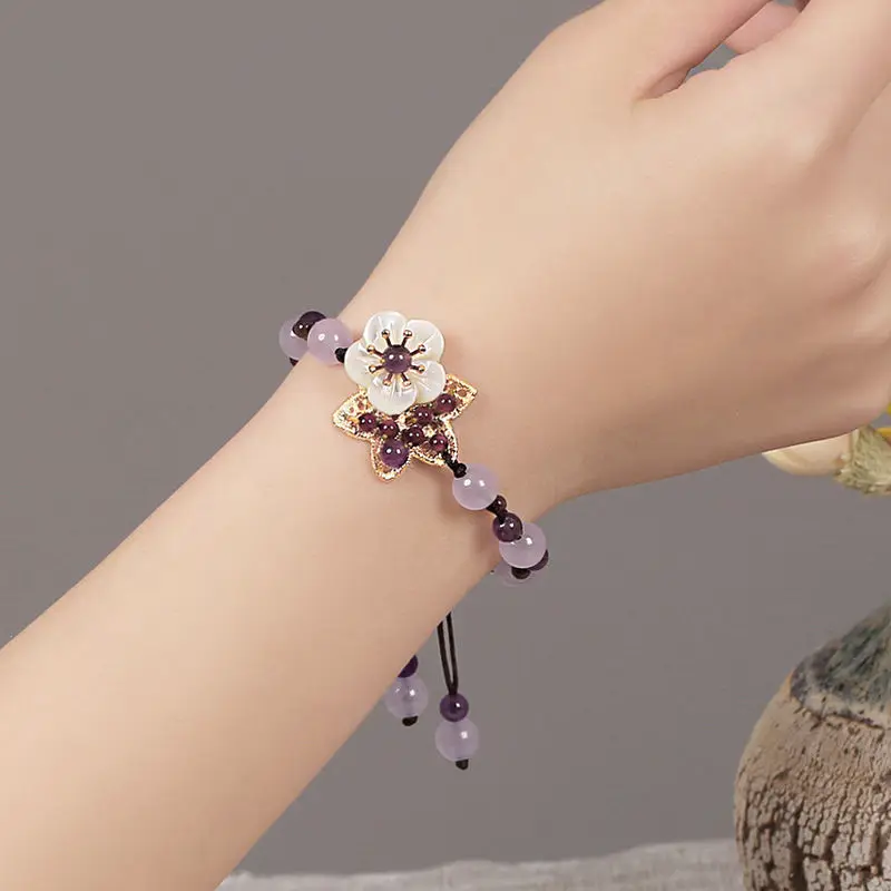 Chinese Crystal Mori Bracelet  - Ethnic Fashion Style บทวิจารณ์และราคา