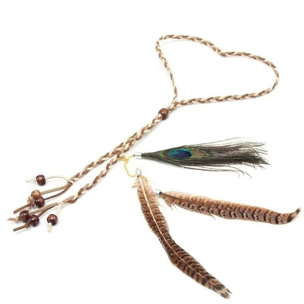 Fashion Feather Feather Headba - Fashion Show Ethnic Wear บทวิจารณ์และราคา