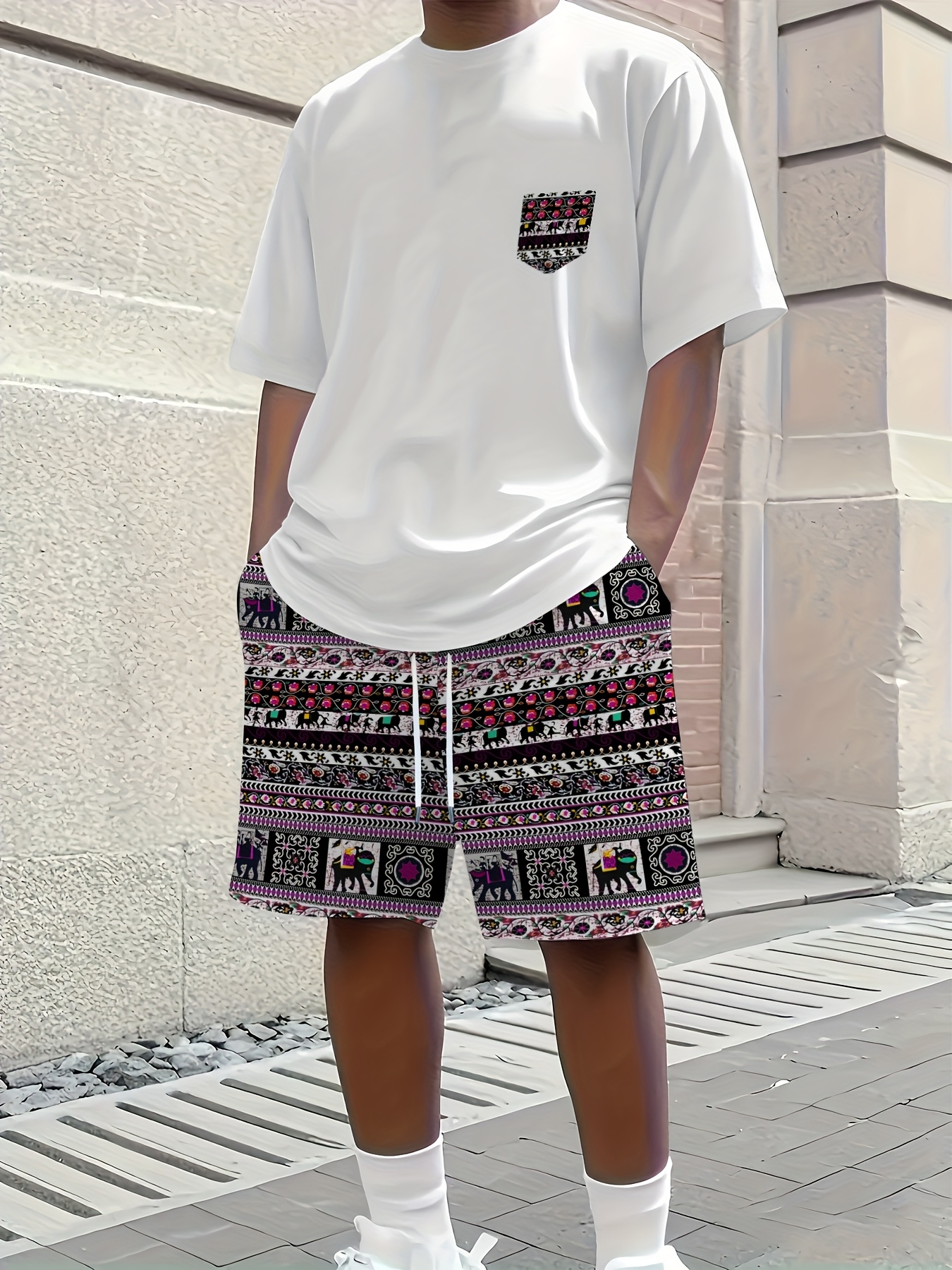 2026 Summer New Men's Short-Sl - Ethnic Fashion Style บทวิจารณ์และราคา
