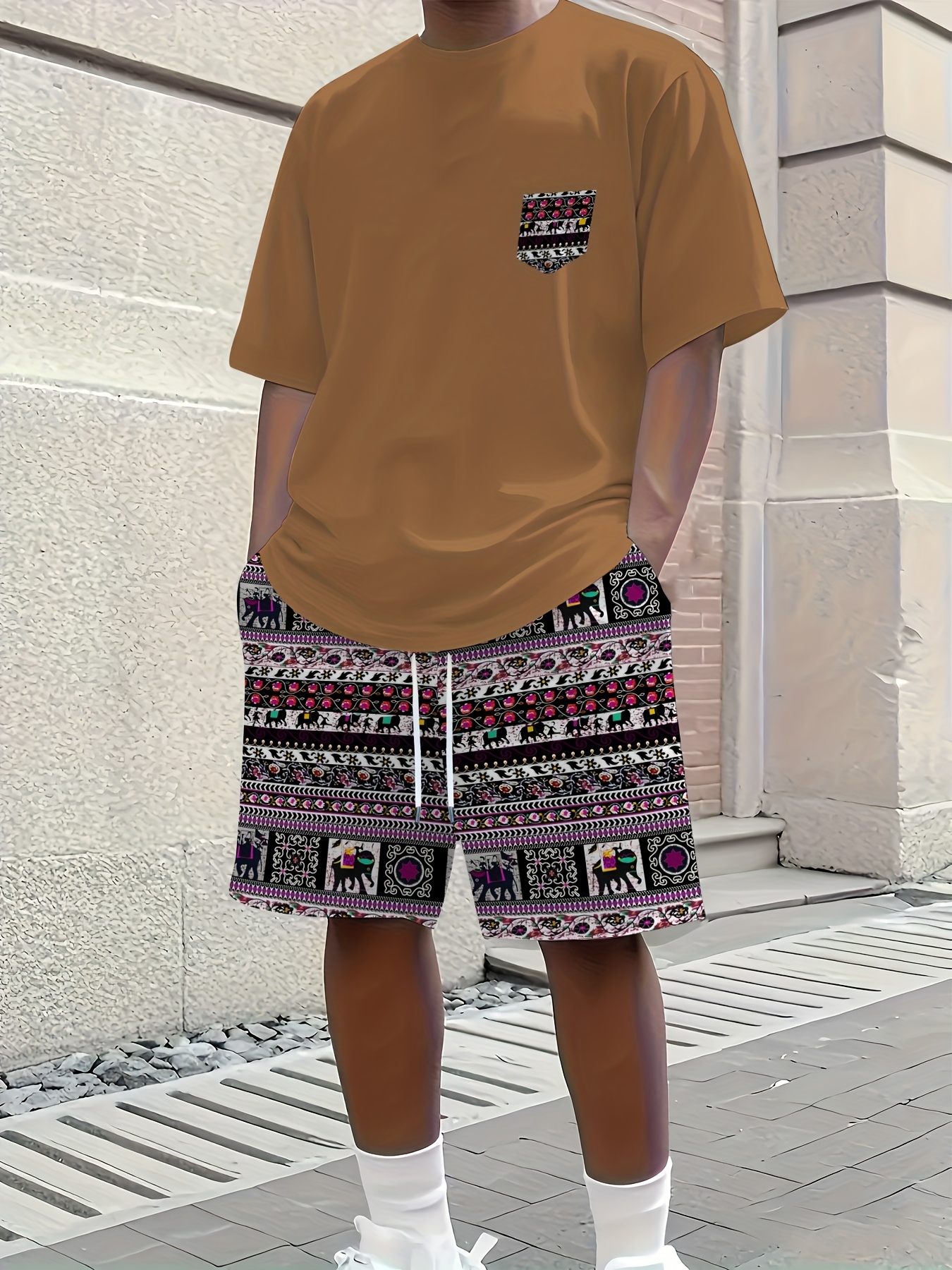 2026 Summer New Men's Short-Sl - Ethnic Fashion Style บทวิจารณ์และราคา
