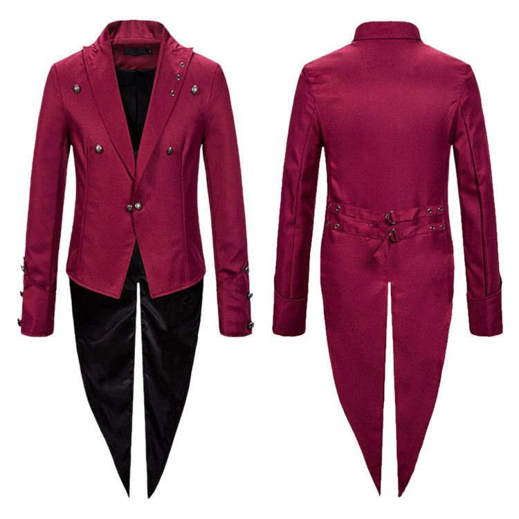 Retro Tailcoat Women's Stage P - Fashion Show Ethnic Wear บทวิจารณ์และราคา