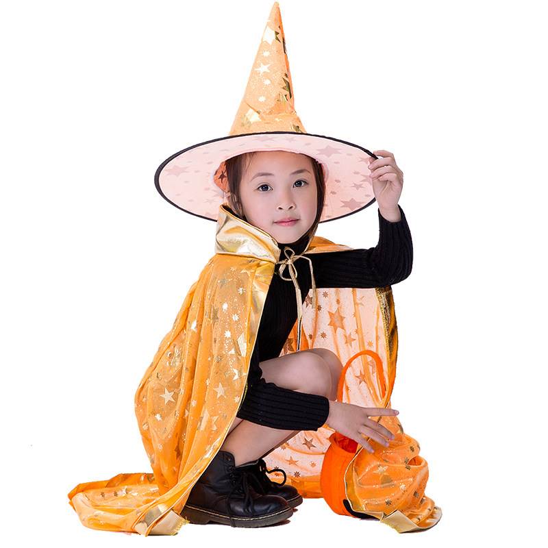 Halloween Witch Costume Cape W - Fashion Show Ethnic Wear บทวิจารณ์และราคา