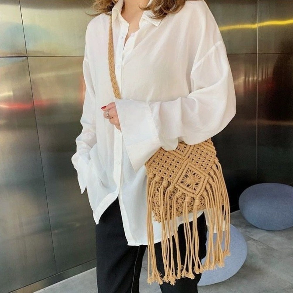 Fashion Ethnic Style Woven Str - Ethnic Fashion Style บทวิจารณ์และราคา