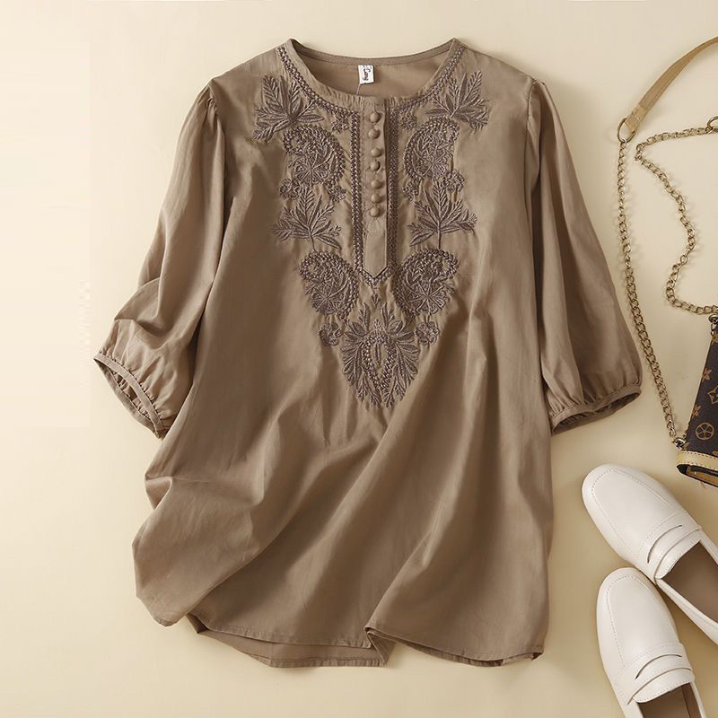 Women Clothing 2024Summer Vint - Ethnic Fashion Clothing บทวิจารณ์และราคา