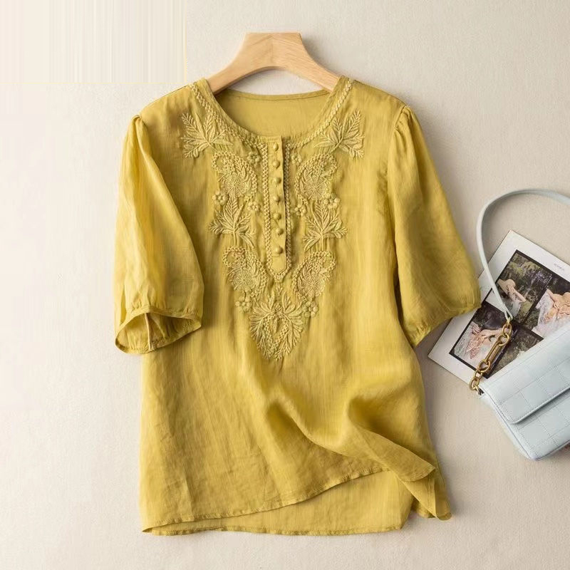 Women Clothing 2024Summer Vint - Ethnic Fashion Clothing บทวิจารณ์และราคา
