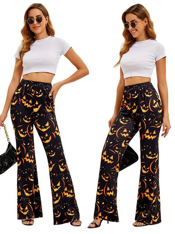 Halloween Bat Pumpkin Print Wo - Ethnic Fashion Brands บทวิจารณ์และราคา