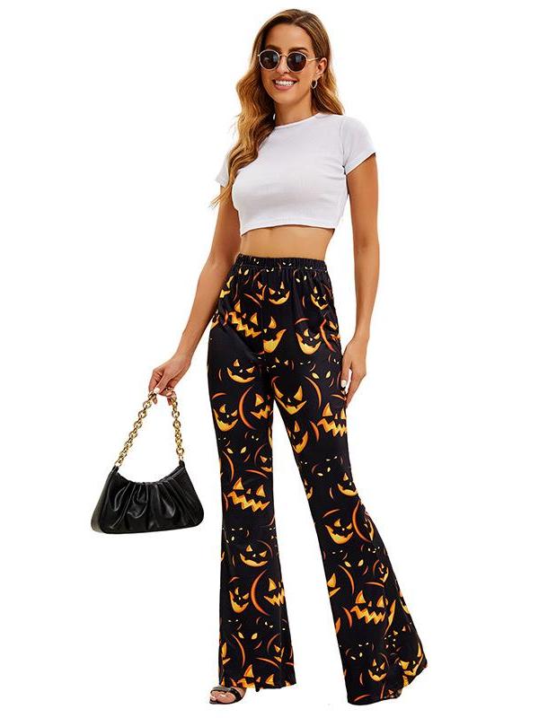 Halloween Bat Pumpkin Print Wo - Ethnic Fashion Brands บทวิจารณ์และราคา