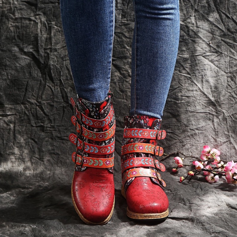 Brand Women's Boots 2026 Sprin - Ethnic Fashion Style บทวิจารณ์และราคา