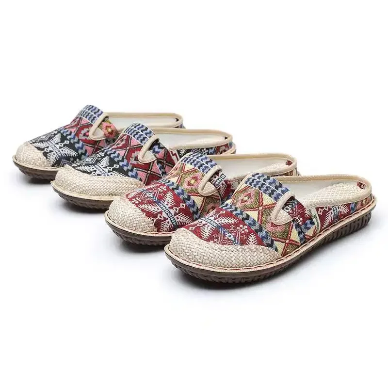 Womens Ethnic Style Slippers F - Ethnic Fashion Walk บทวิจารณ์และราคา
