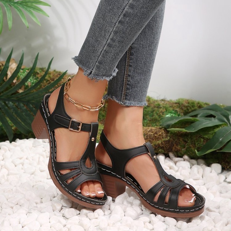 Women Ethnic Wedge Sandals Emb - Ethnic Fashion Walk บทวิจารณ์และราคา
