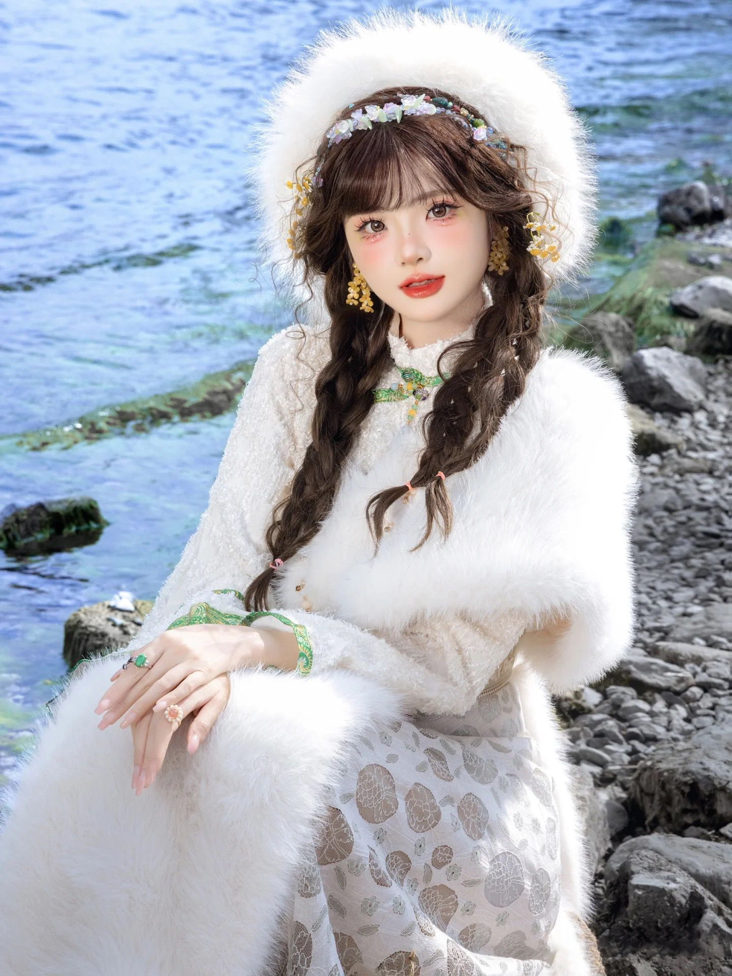 Tibetan Costume Photography Cl - Ethnic Fashion Style บทวิจารณ์และราคา