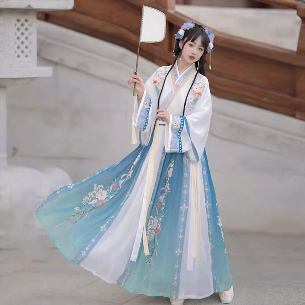 Hanfu Chinese Traditional Dres - Ethnic Fashion Clothing บทวิจารณ์และราคา