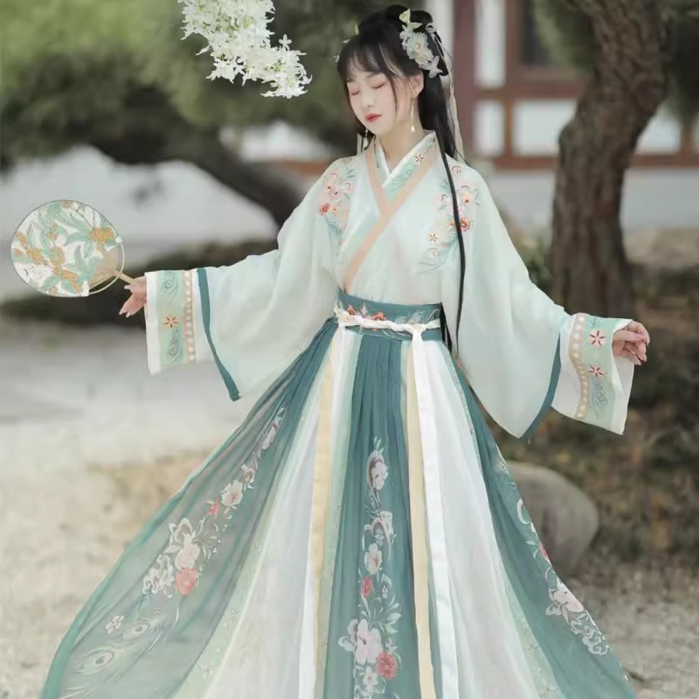 Hanfu Chinese Traditional Dres - Ethnic Fashion Clothing บทวิจารณ์และราคา